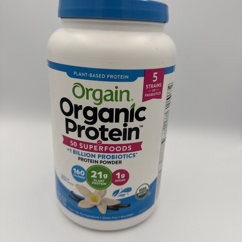 Orgain Organic Plant Based Protein Powder & 50 Superfoods - 2.70 Lbs